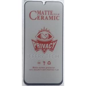 Samsung A34 Privacy Ceramic Clear Screen Protector Black - thumbnail 2