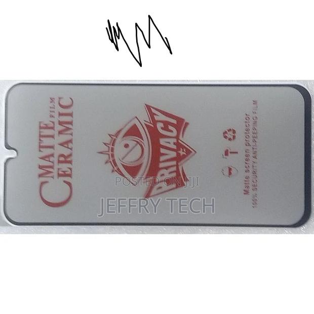 Samsung A34 Privacy Ceramic Clear Screen Protector Black - thumbnail 3