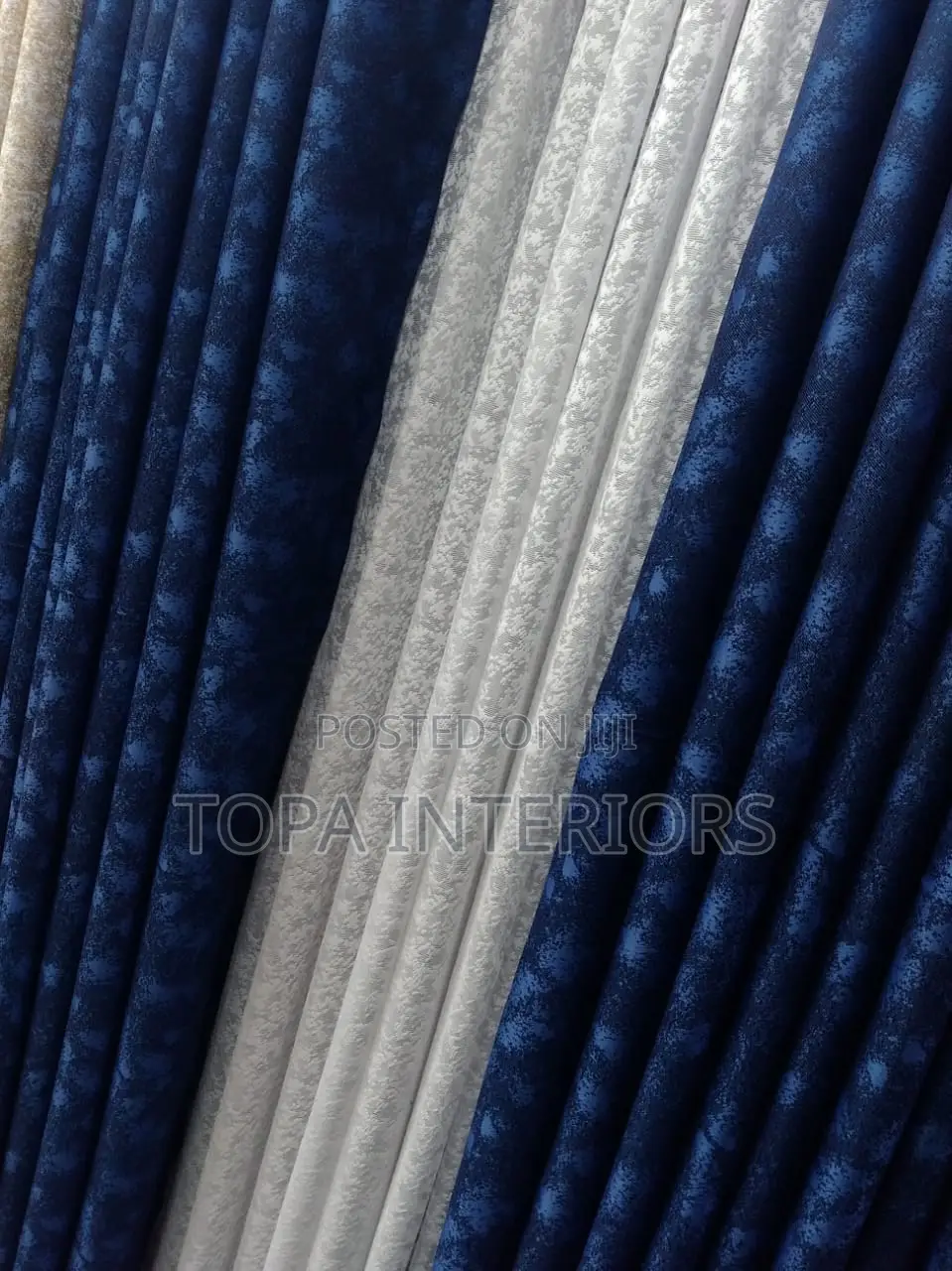Heavy Blue Window Curtains for House Decor and Privacy