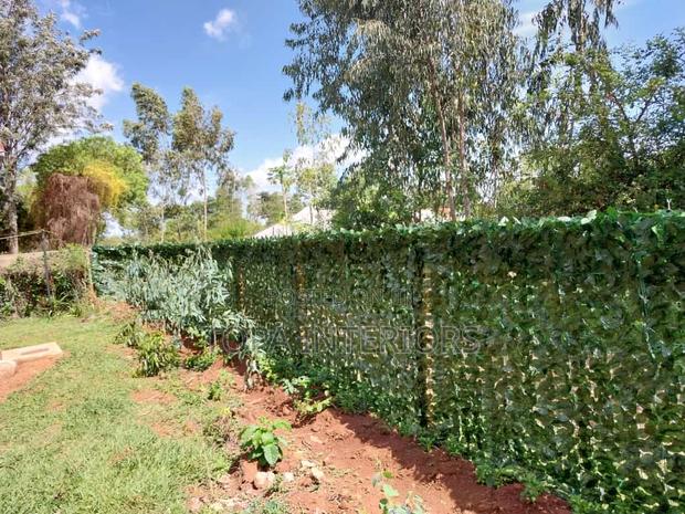 3m Width by 1m Height Artificial Green Privacy Fence Rolls - main view