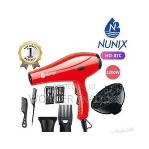 Blow Dry With Accessories -Nunix Blow Dryer Machine