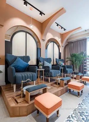 Nails Bar Spa Salon Interiors Design