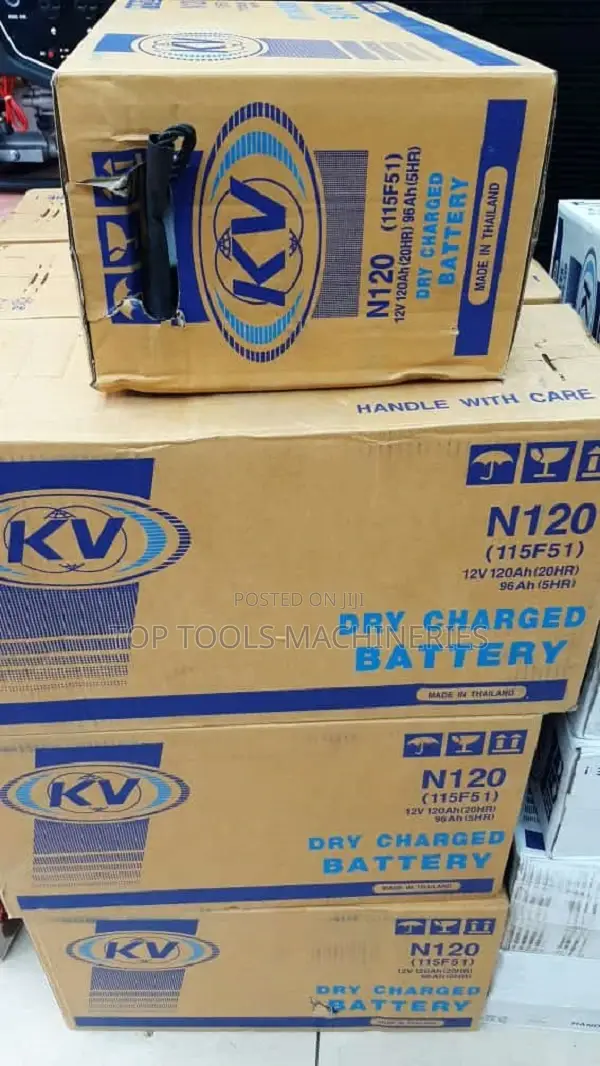 Kv N120 Dry Charged Battery 120ah