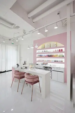 Vanity Mirrors Beauty Parlour Nail Spa Interior Design