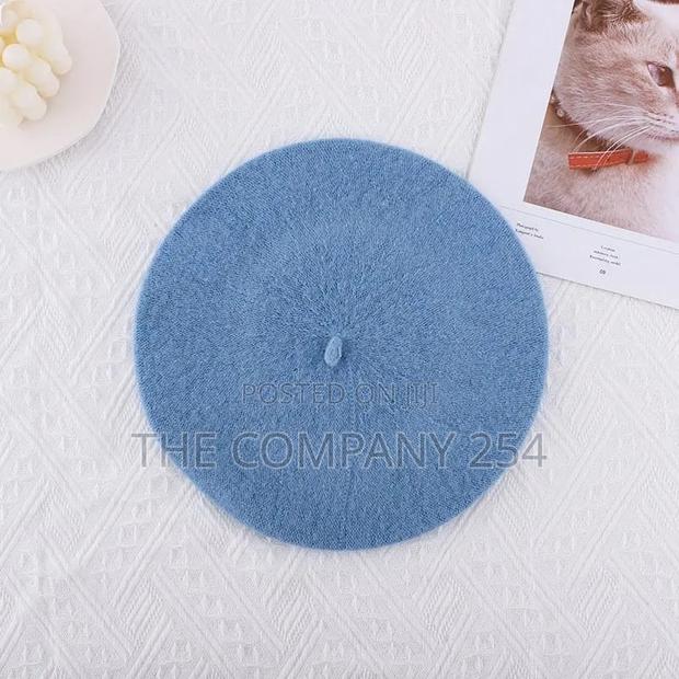 WZCX 2019 New Solid Color Korean Version Autumn Winter Beret - thumbnail 3