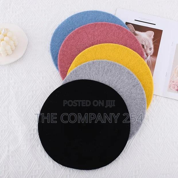 WZCX 2019 New Solid Color Korean Version Autumn Winter Beret - thumbnail 5