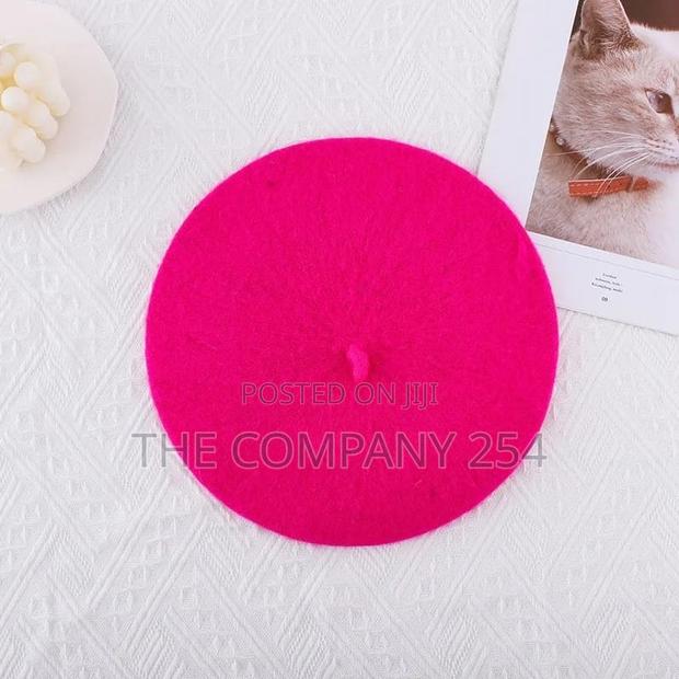 WZCX 2019 New Solid Color Korean Version Autumn Winter Beret - thumbnail 6