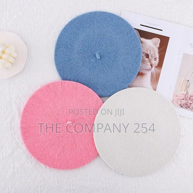 WZCX 2019 New Solid Color Korean Version Autumn Winter Beret - thumbnail 7