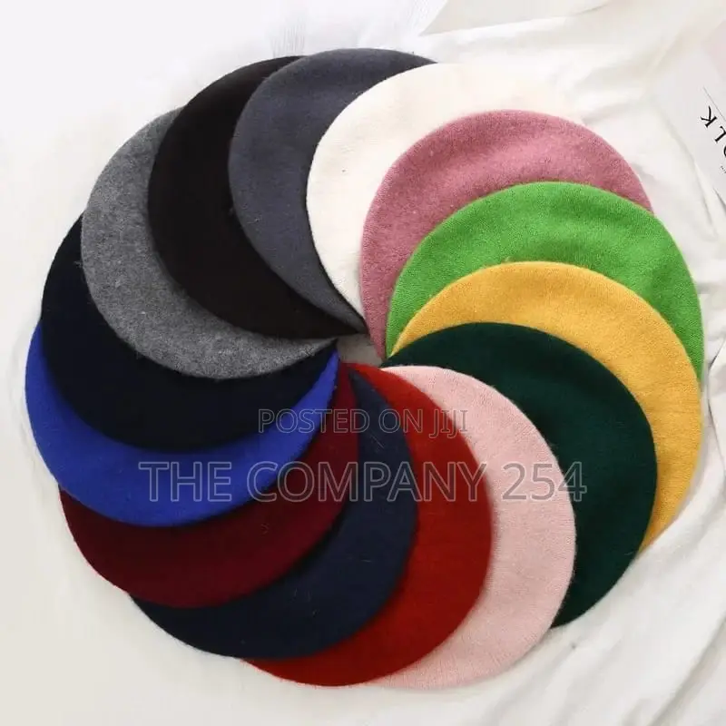 Women Wool Berets French Artist Style Warm Winter Beanie