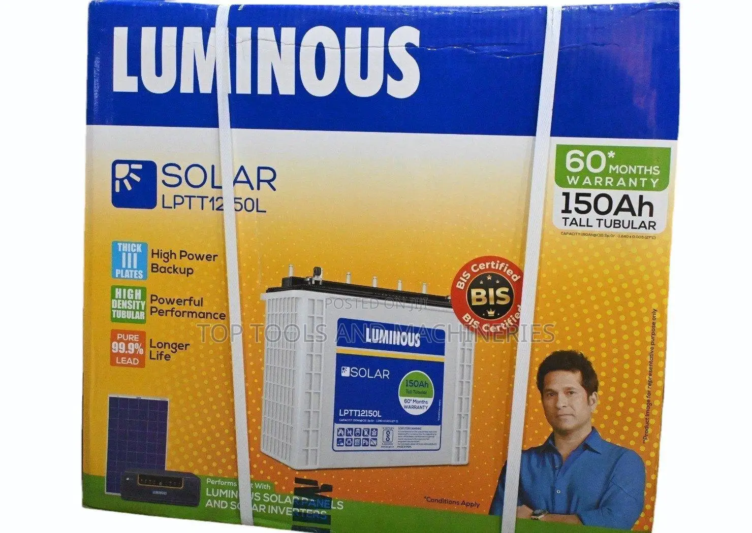 Luminous Solar 150 Ah Tall Tubular Inverter Battery