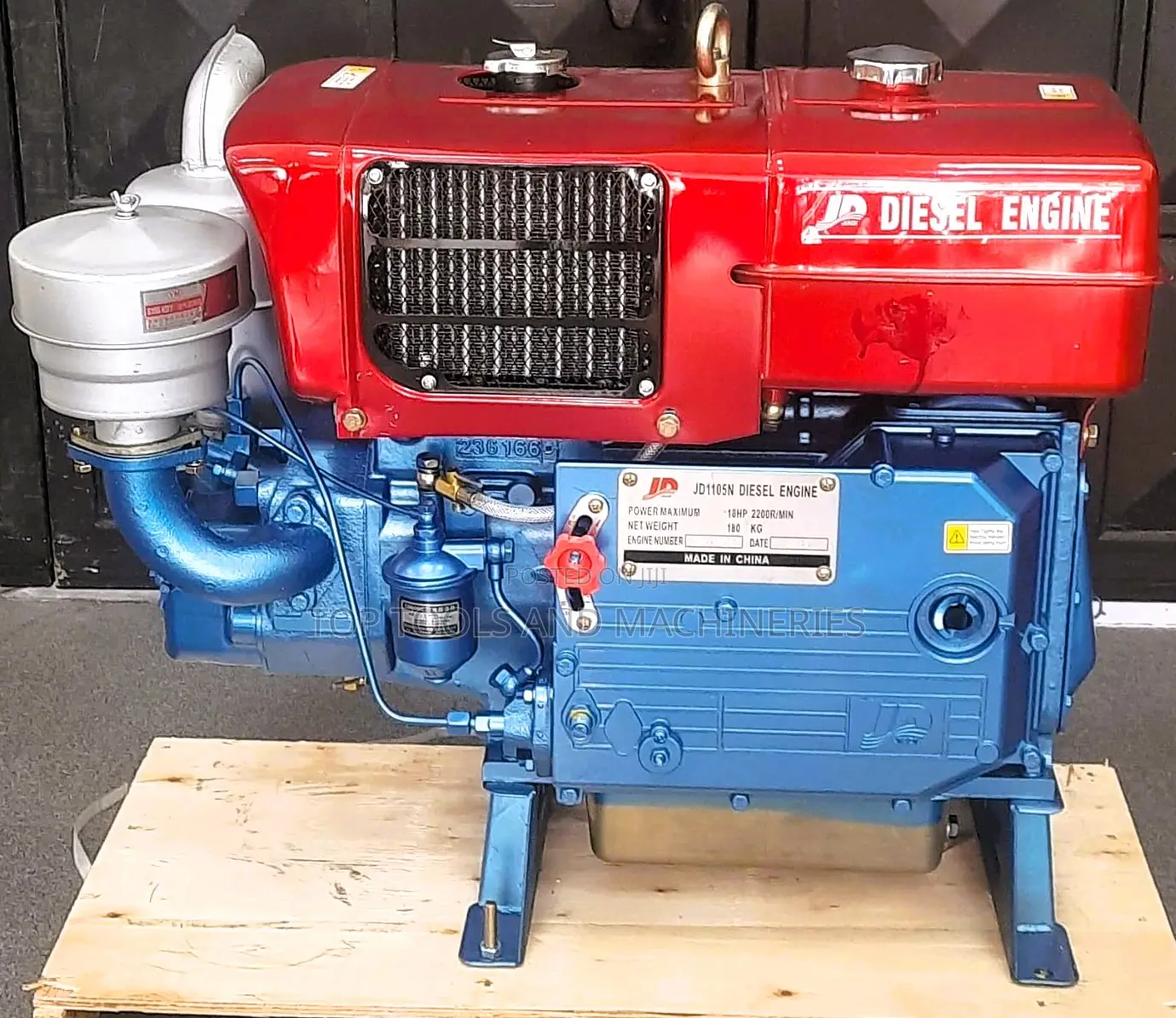 Jiadi Jd Diesel Engine 22 Hp Water Cooled Key Start