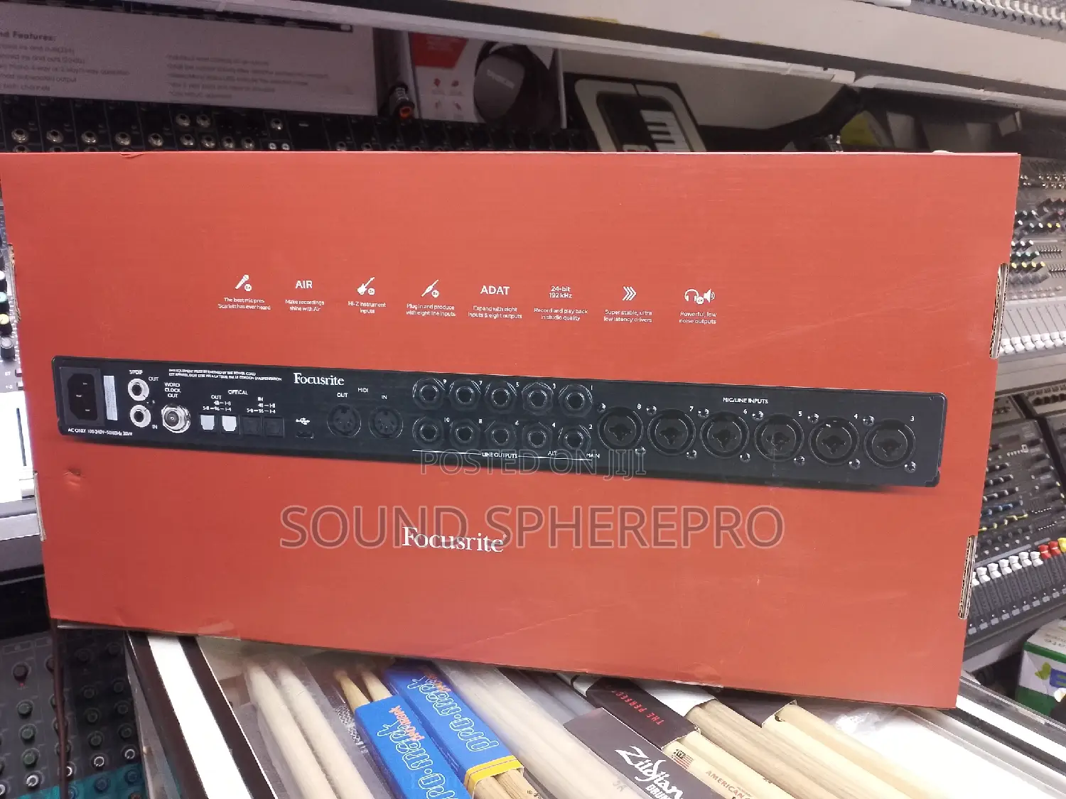 Scarlett's 18i20 Focusrite Audio Interface