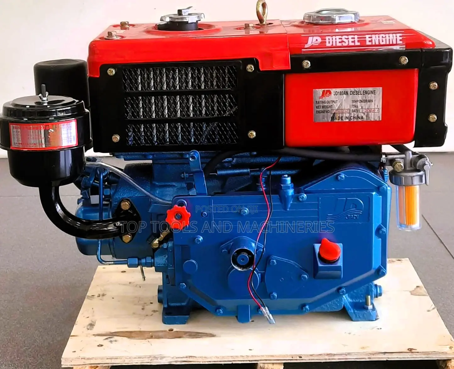 JIADI JD 7.5 Hp Diesel Engines RADIATOR Designed