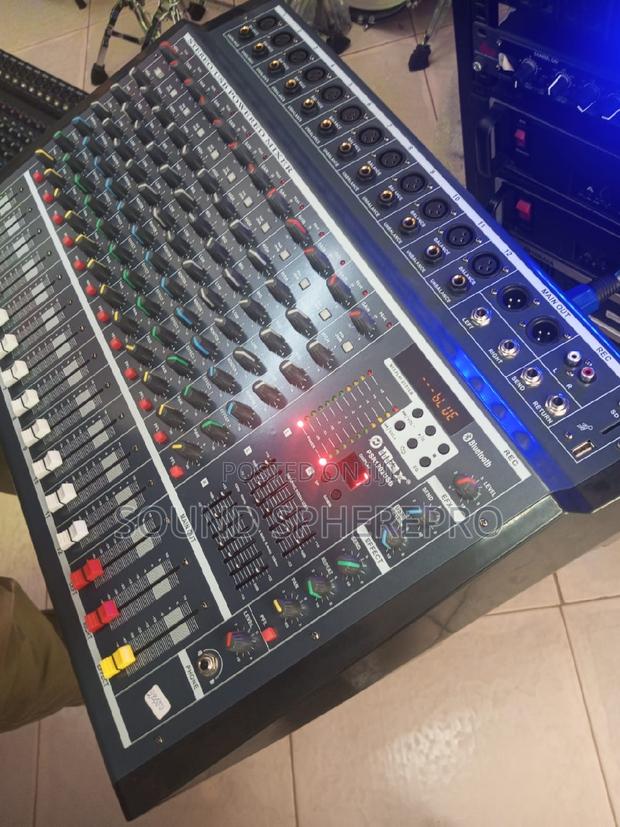 Max PSR 12002 USB 12 Channel Powered Mixer - thumbnail 2