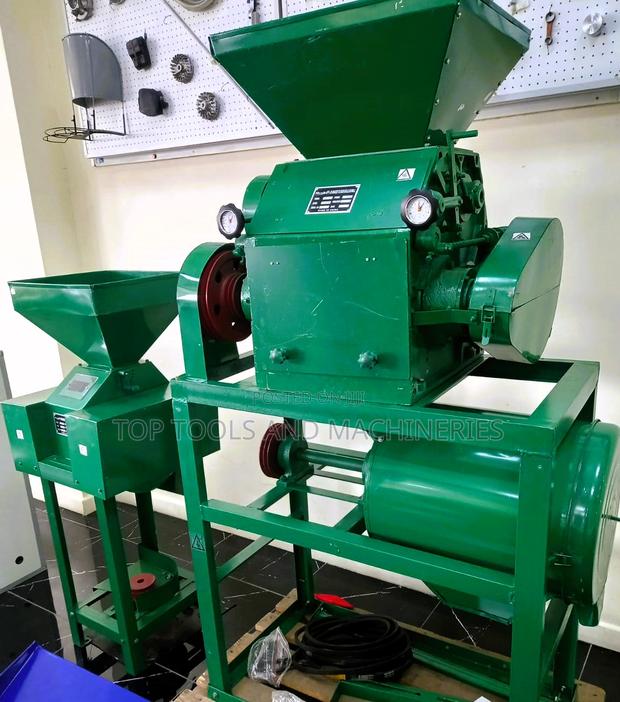 Roller Mill 10hp 6fy-20 Pre Crusher 5hp With Motor Starter - main view