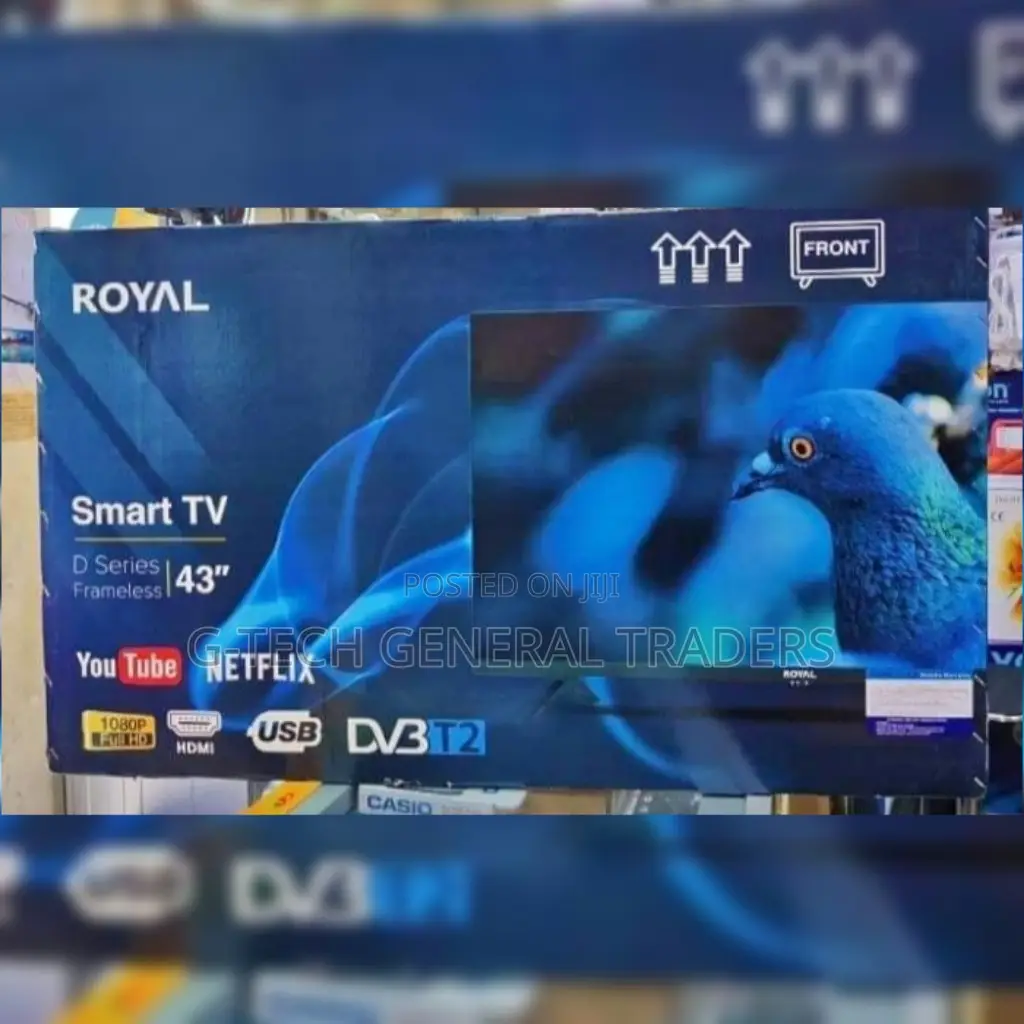 Tvs!43inch Royal Smart Android Tv, Netflix, Youtube