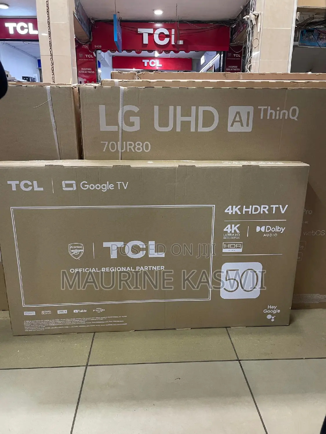 TCL 50 Google TV Uhd Frameless