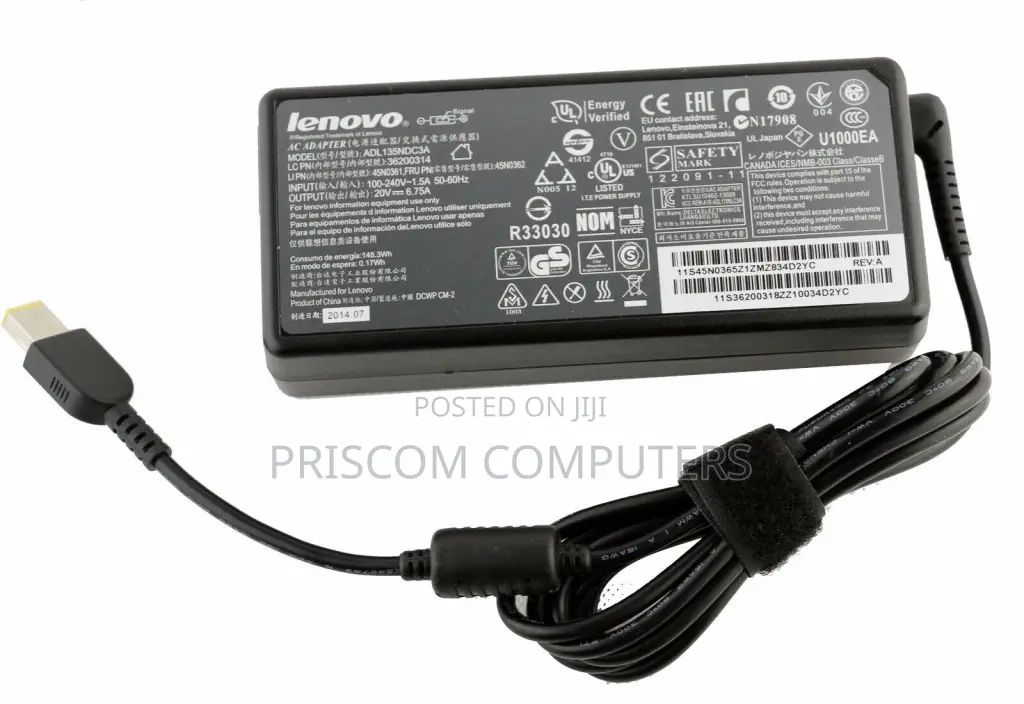 Lenovo Thinkpad X230s X240s X250 X260 X270, X1 Yoga Charger