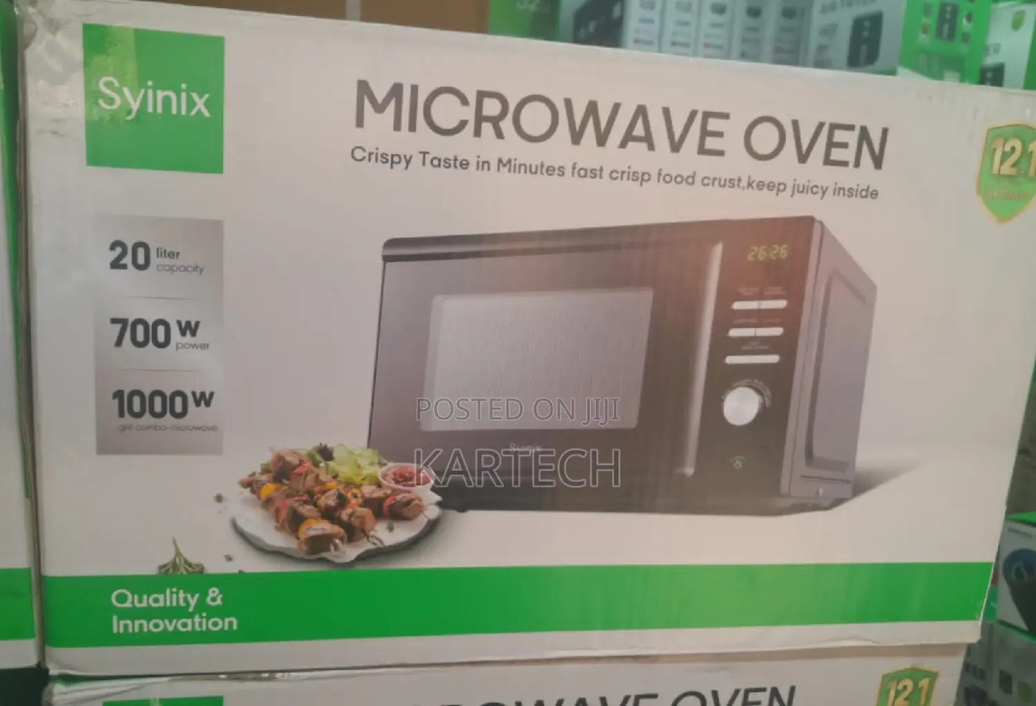 Syinix Digital Microwave With Grill 1000W