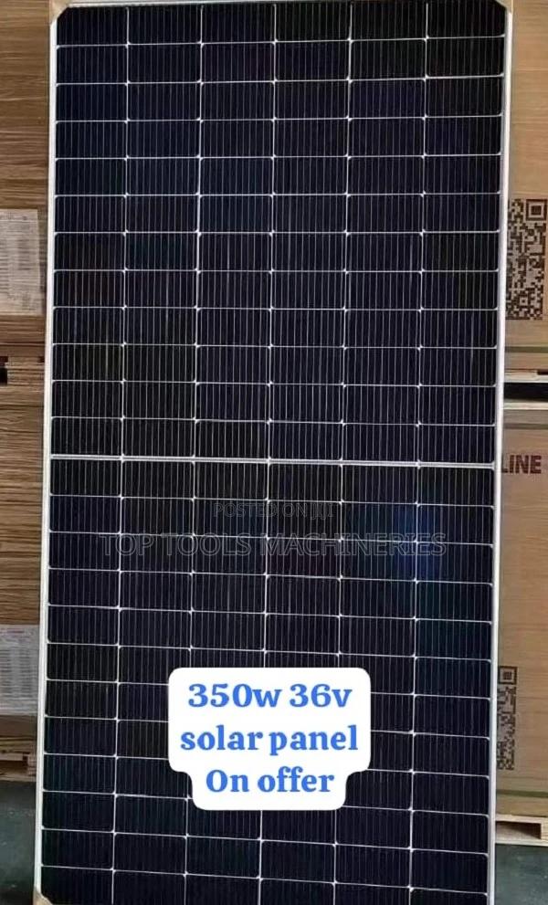 350watts 36volts Monocrystalline Solar Panel Half Cut Cells - main view