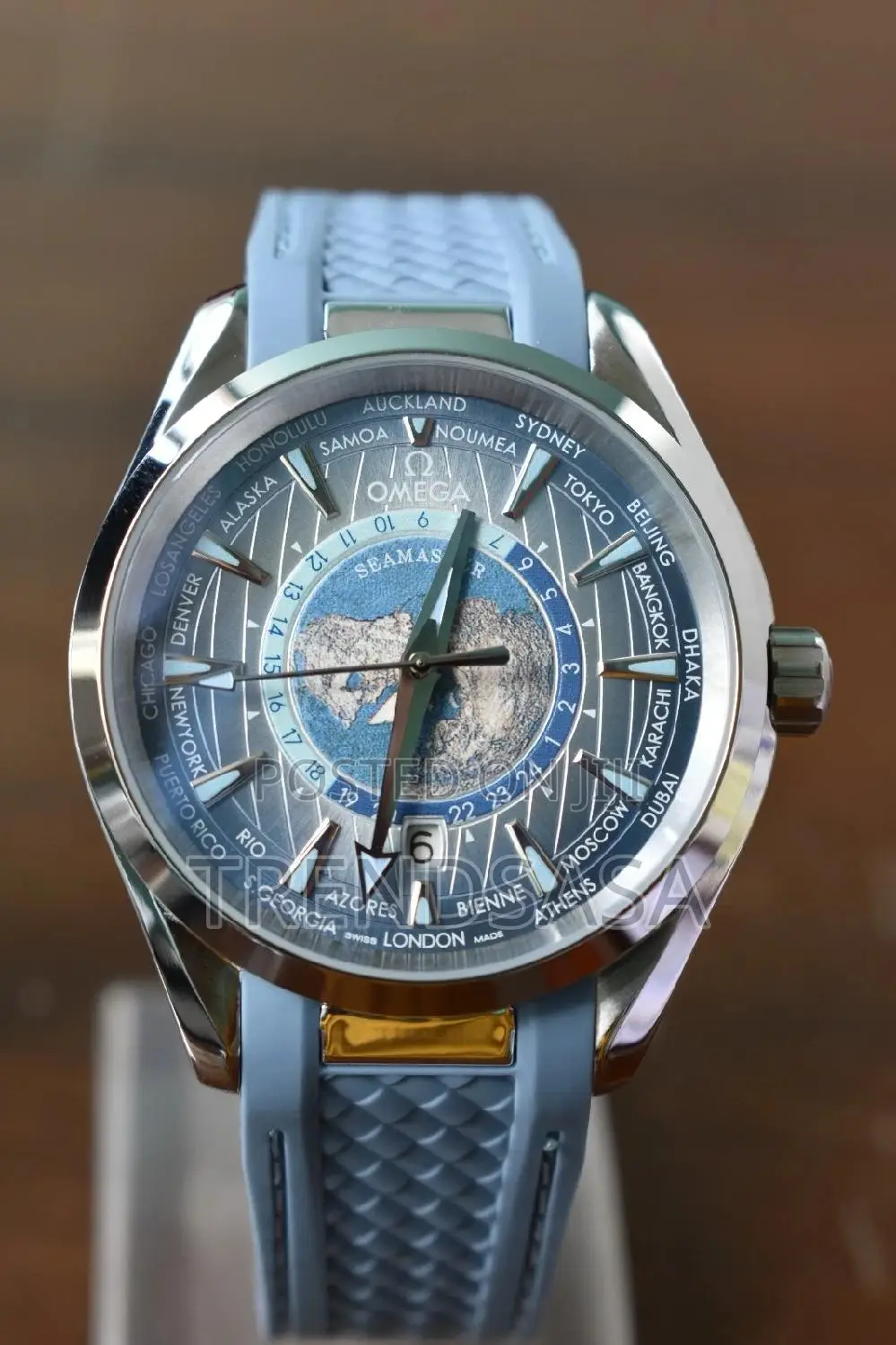 Omega Aqua Terra Summer Blue 150 M Co-Axial Master