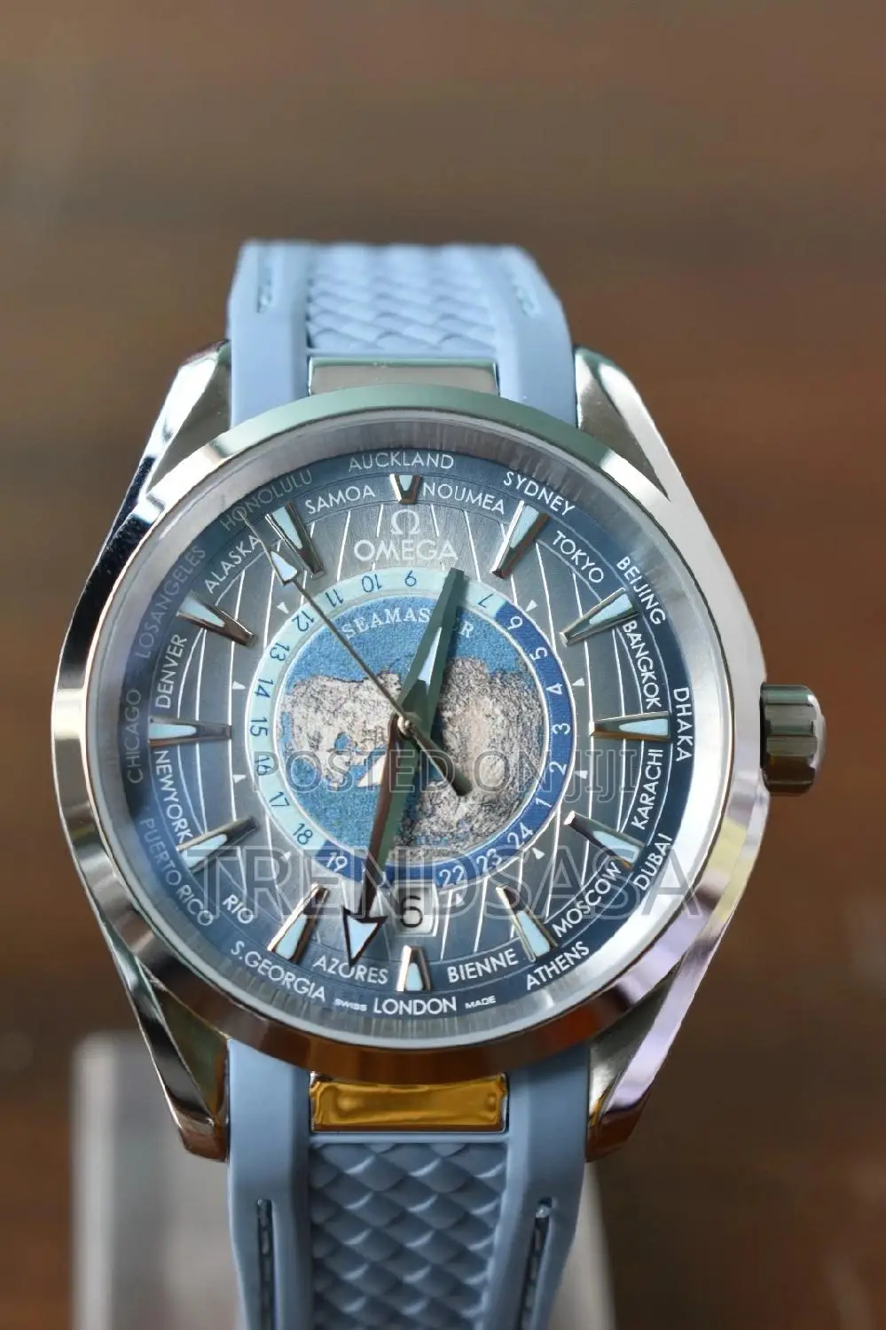 Omega Aqua Terra Summer Blue 150 M Co-Axial Master