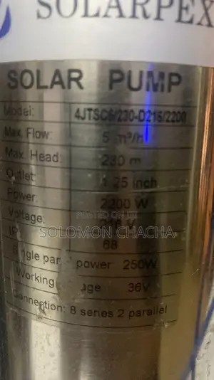 Solarpex 230m Solar Direct Submersible Pump