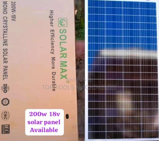 Solarmax Mono Crystalline Solar Panel 200w 36v - main view
