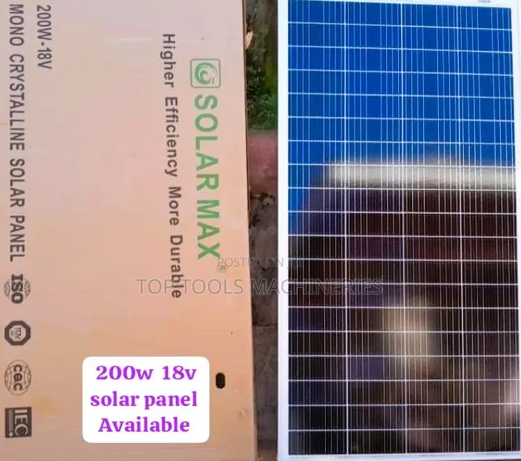 Solarmax Mono Crystalline Solar Panel 200w 36v