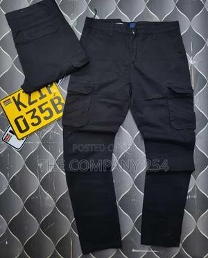 Taitamba Quality Designer Men's Straight Cargo Pants Side - thumbnail 3