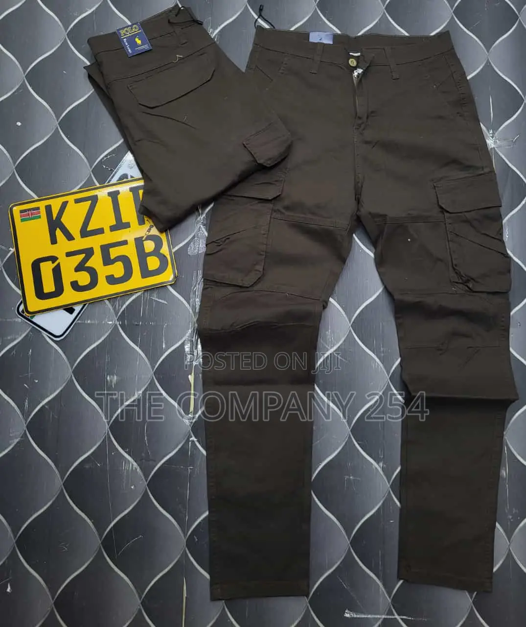 Taitamba Quality Designer Men's Straight Cargo Pants Side