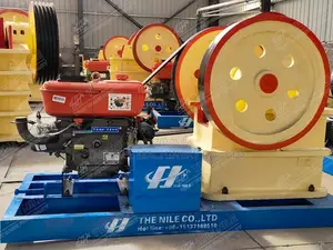 PE150*250 Diesel Jaw Crusher Tracked Mobile Crushing Machine
