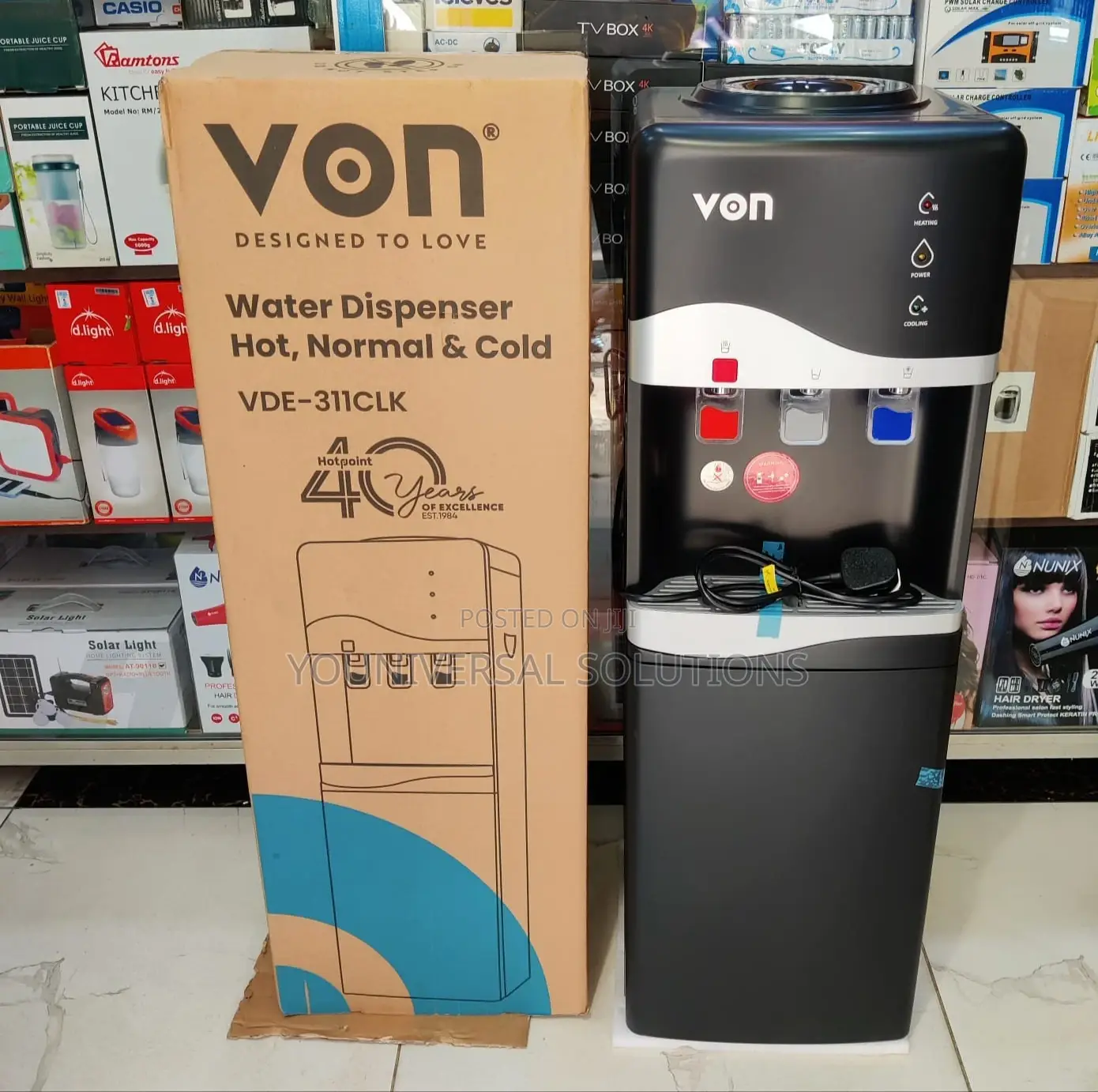 Hot Normal ,Cold and Hot 3 Tap Water Dispenser