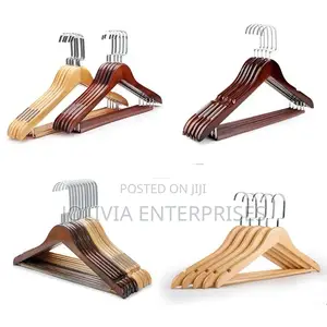 10 PCS Wooden Clothes Hanger