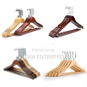 10 PCS Wooden Clothes Hanger