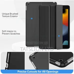 iPad 7th Gen 2019, Slim Tri-Fold Hard Back Case