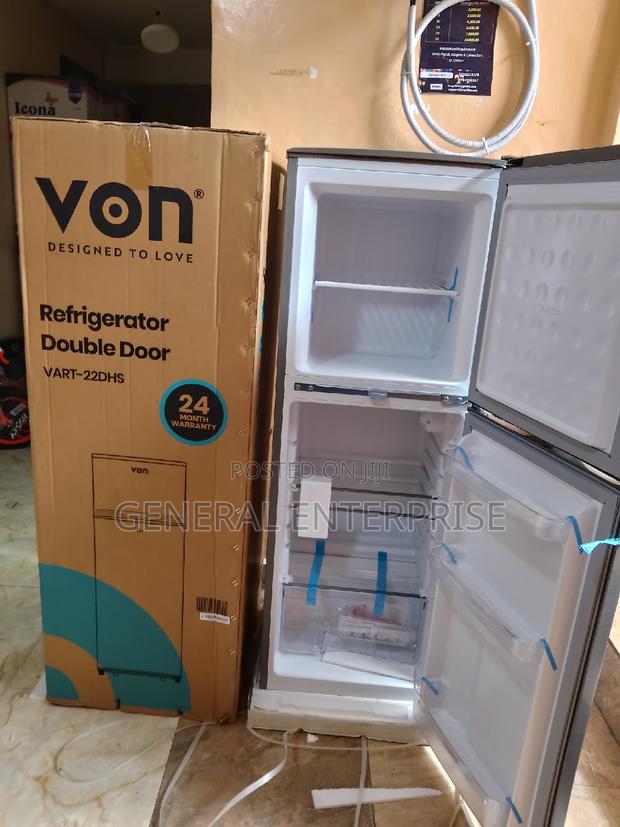 Fridge, Refrigerator Von 138litres Double Door Fridge - main view