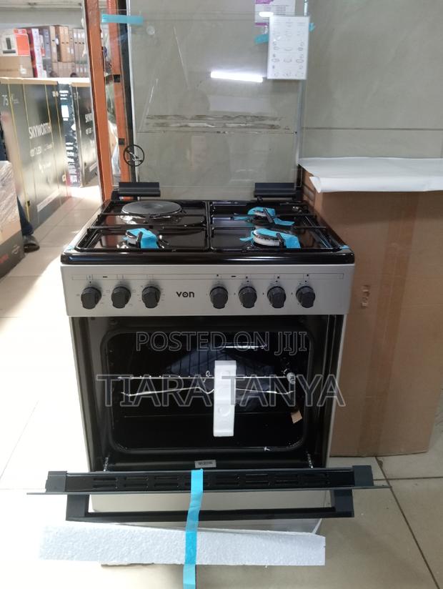 Von Hotpoint 3 Gas+1 Electric, 60cm by 55cm, Standing Gas - thumbnail 2