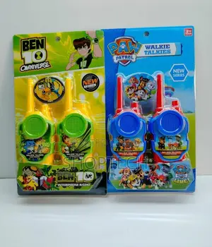 A Pair of Walkie Talkie Available Cartoon Spiderman