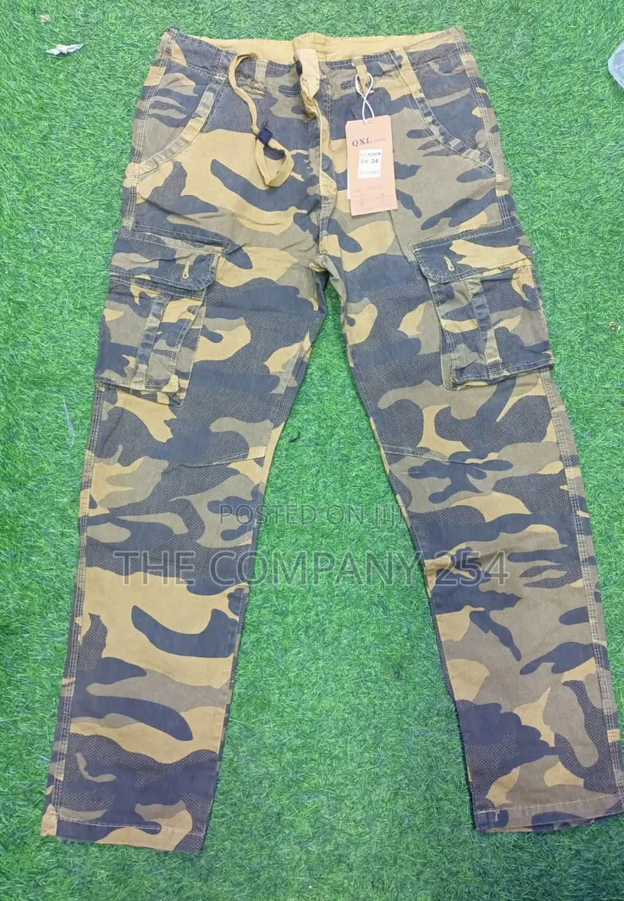 Good Quality Designer Assorted Combat Cargo Side Pocket Pant