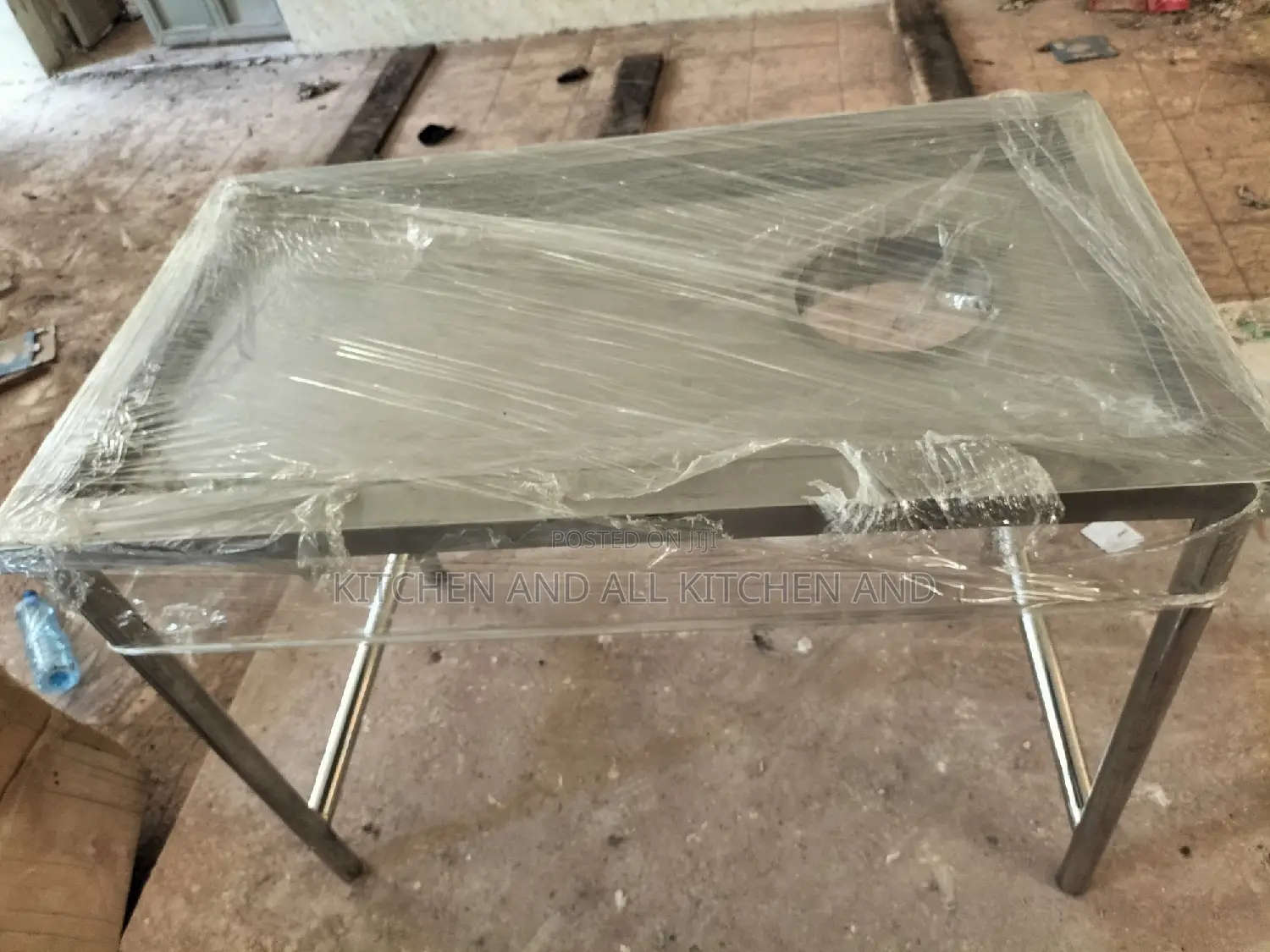 Work Top With a Chute