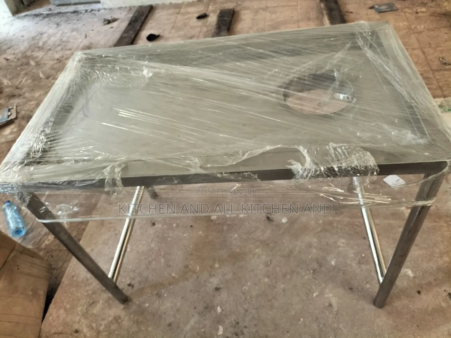 Work Top With a Chute