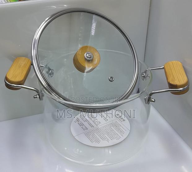 3.5L Highly Heat Resistance Borosilicate Cooking Pot - thumbnail 2