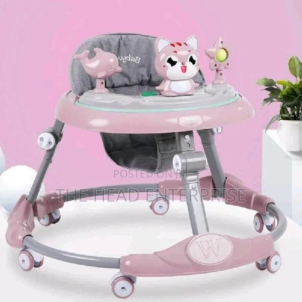 Pink All Side Movement Design Walker for Toddler - main view