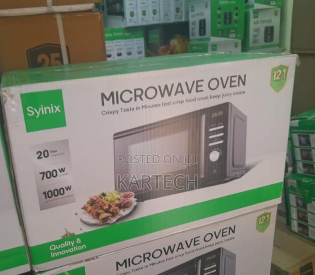 Syinix 1000W Digital Microwave With Grill