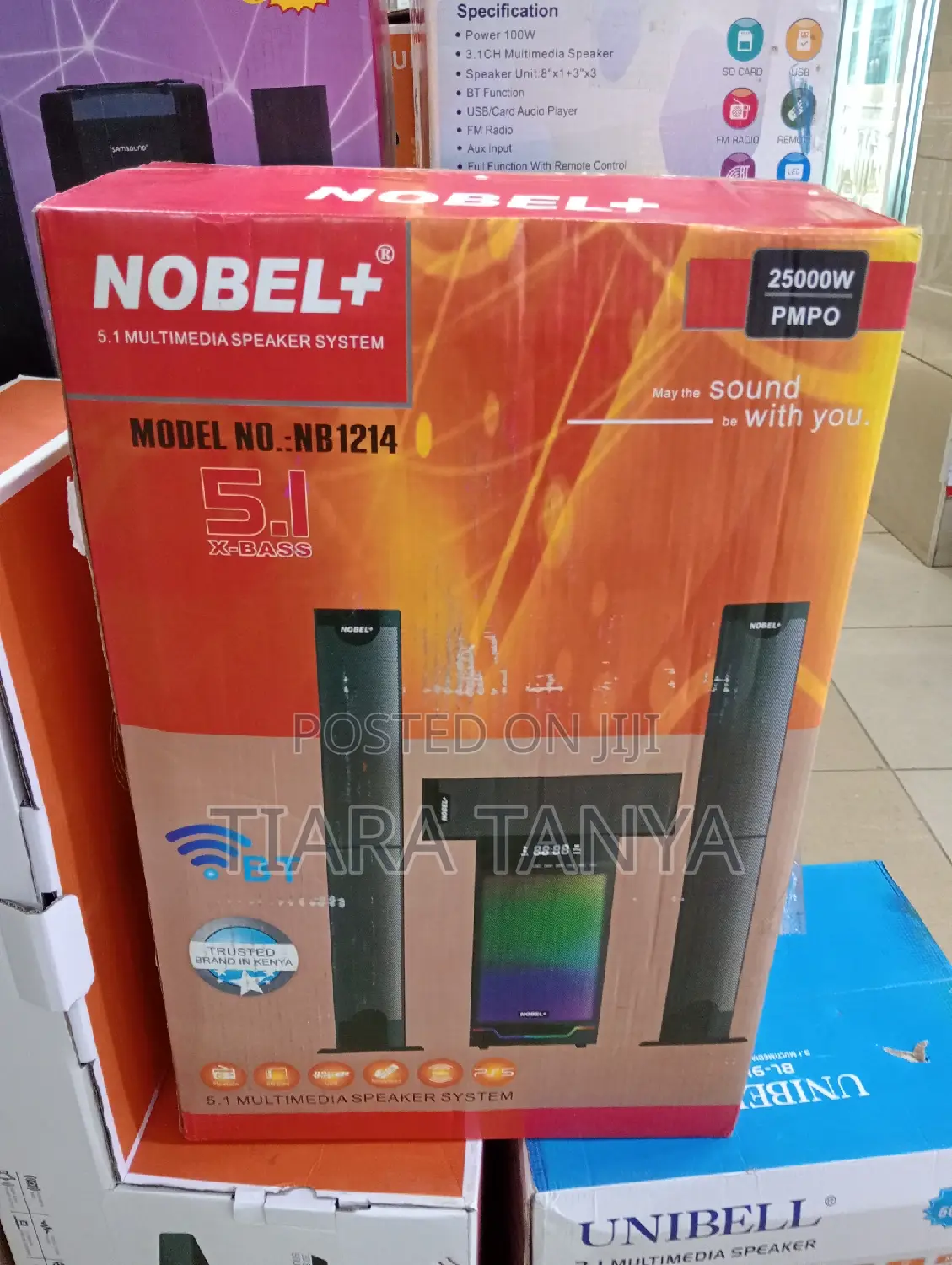 Nobel Nb-1214 5.1ch High Tech Multimedia Sound System