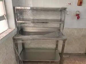Commercial Work Top With Bar Racks