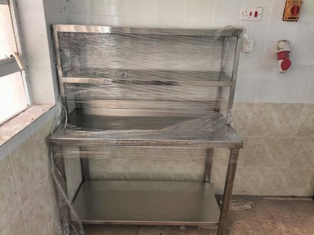 Commercial Work Top With Bar Racks - main view