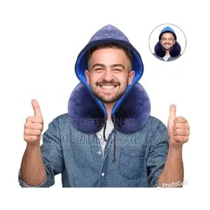 Microfiber Travel Neck Pillow With Hoodie
