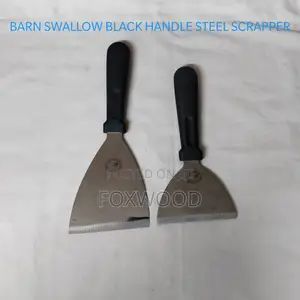 Barn Swallow Black Handle Steel Scrapper(Big)